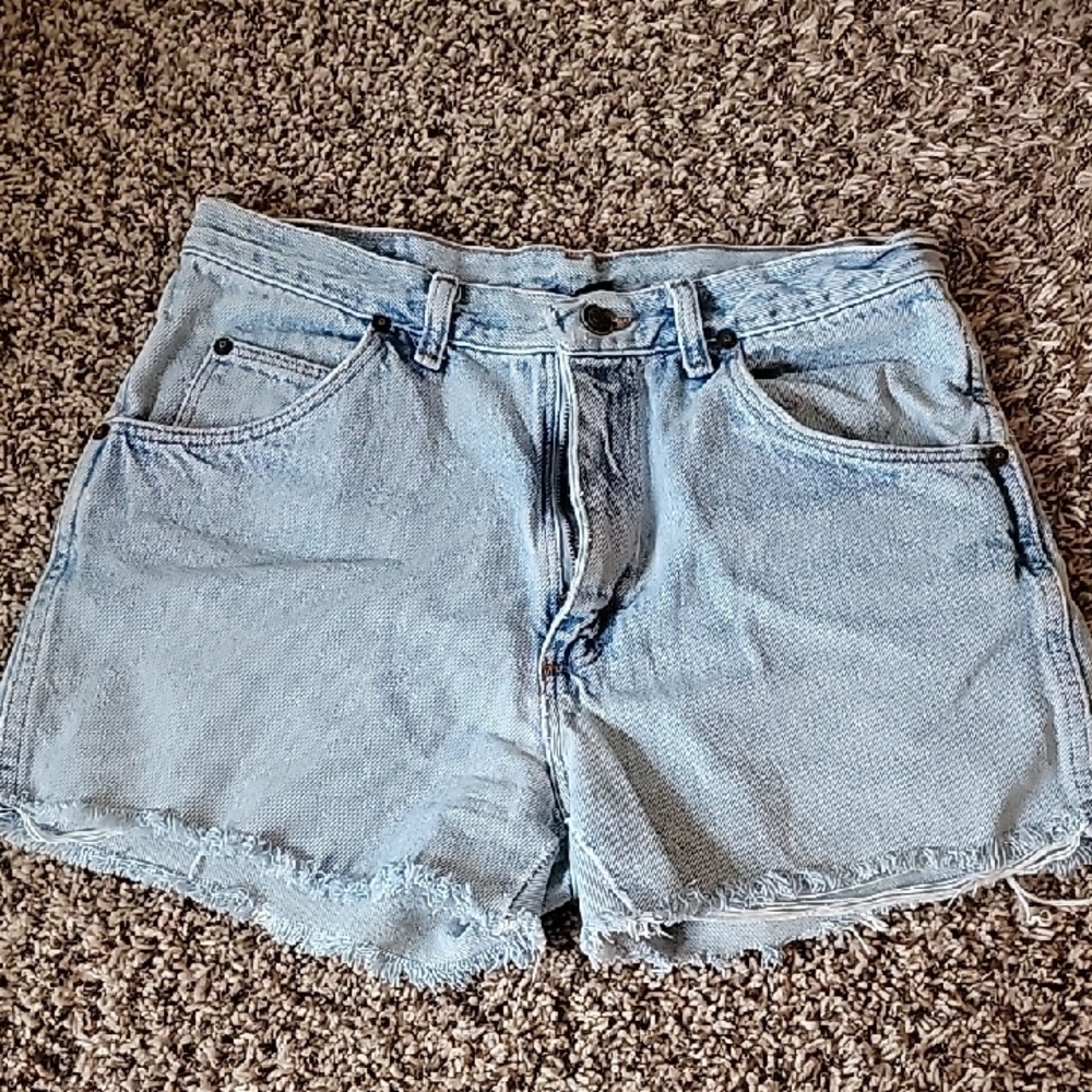 Route 66 Light Blue Jean Shorts